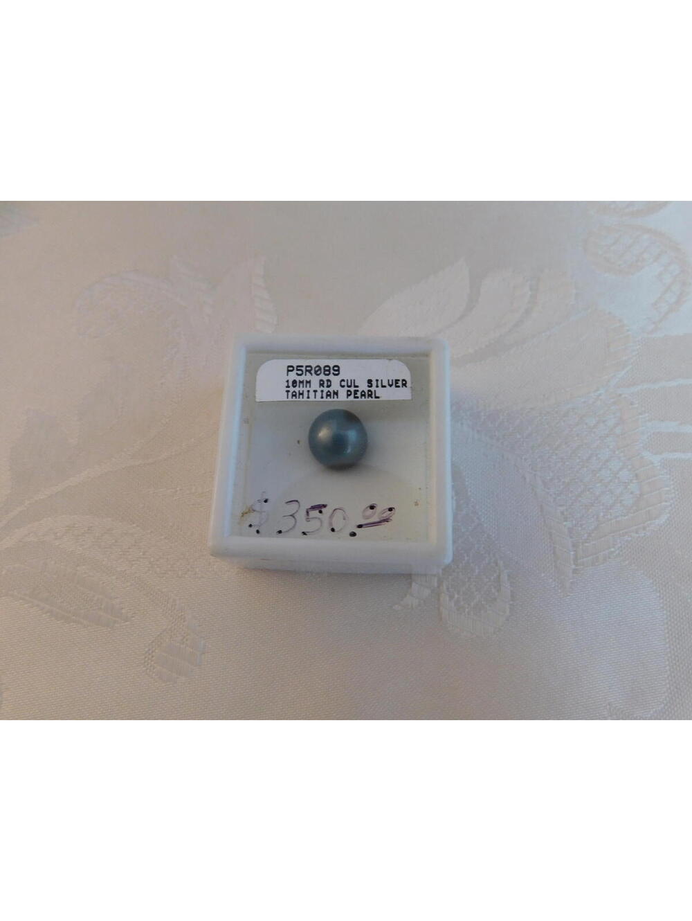 10 mm Rd Cul Silver Tahitian Pearl